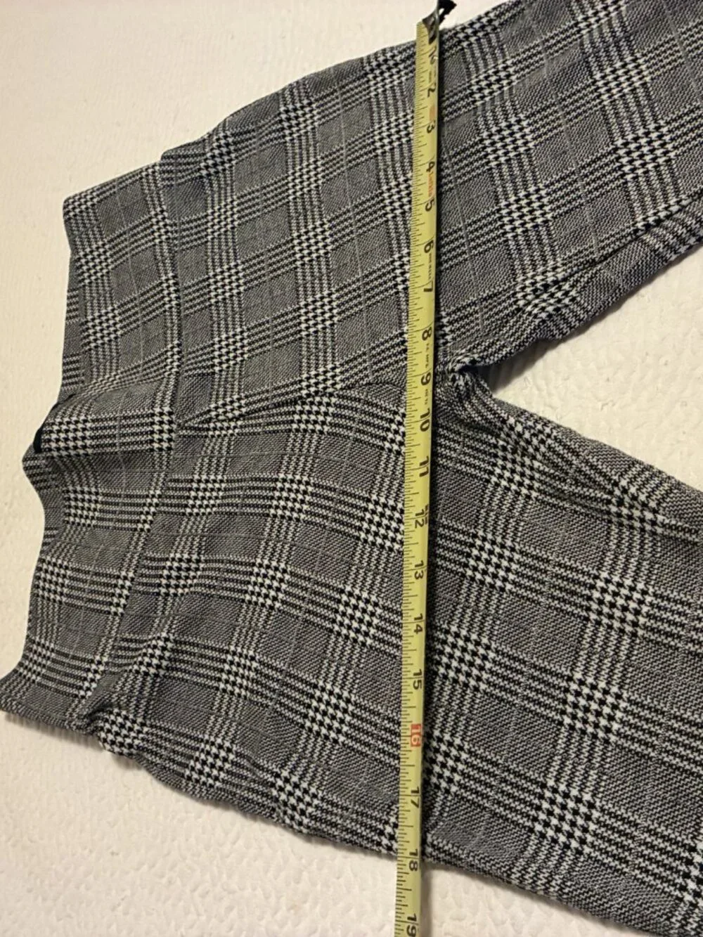 Old Navy cotton hoody and gray check leggings - size small preloved - Picture 4 of 7